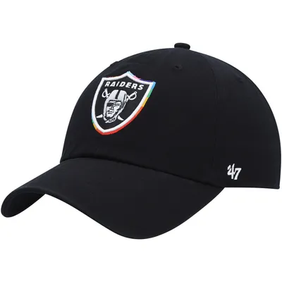 Las Vegas Raiders '47 Team Pride Clean Up Adjustable Hat - Black