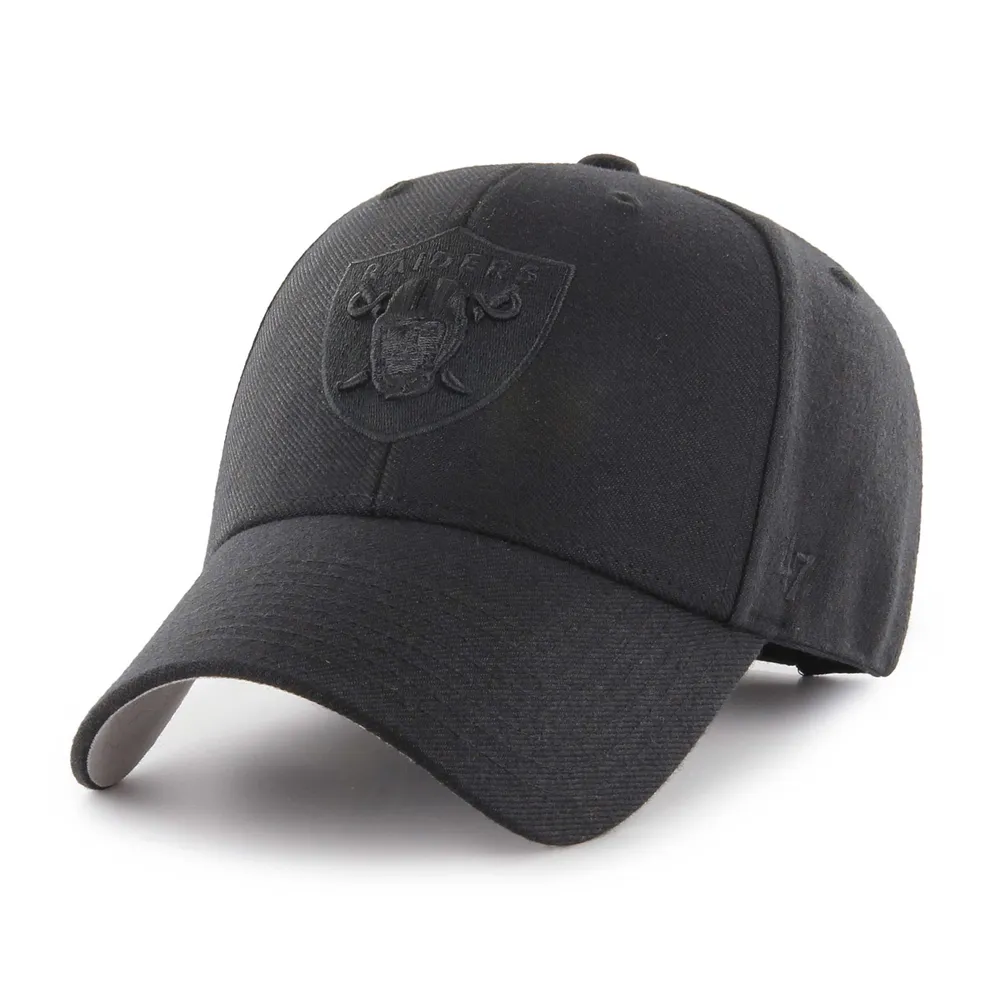 Men's Las Vegas Raiders Fanatics Branded Black Tonal Cuffed Knit Hat