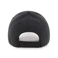 Men's '47 Black Las Vegas Raiders  Tonal MVP Adjustable Hat