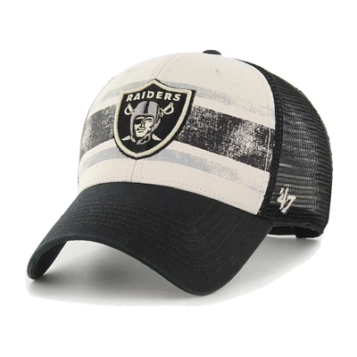 Men's '47 Cream Las Vegas Raiders Breakout MVP Trucker Adjustable Hat