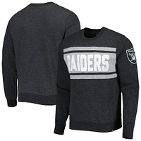 Sweat-shirt '47 noir chiné Las Vegas Raiders Bypass Tribeca pour homme