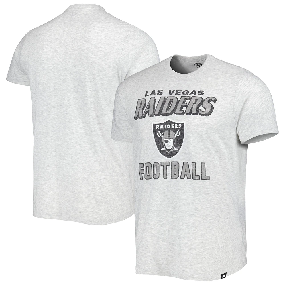 T-shirt léger Las Vegas Raiders Dozer Franklin '47 gris chiné pour homme