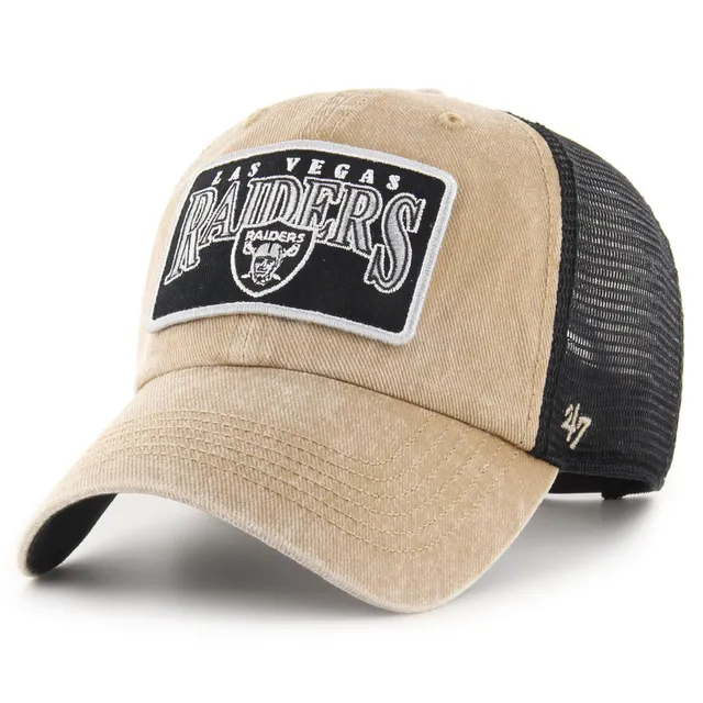 NEW '47 Oakland Raiders Hat Mens One Size Black Strap Trucker Cap NFL Las  Vegas