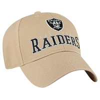 Men's '47 Khaki Las Vegas Raiders Powell MVP Adjustable Hat