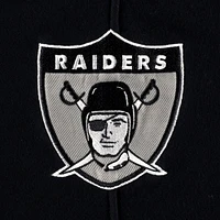 Chandail à capuchon lacets Gridiron avec logo historique gris chiné des Raiders de Las Vegas 47 pour homme