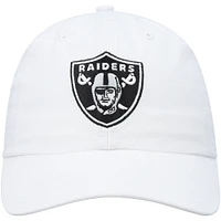 Casquette réglable '47 Las Vegas Raiders Clean Up blanche pour homme