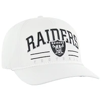 Casquette ajustable Roscoe Hitch Rope des Las Vegas Raiders, modèle blanc 1947, pour homme