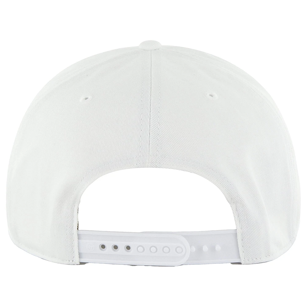 Casquette ajustable Roscoe Hitch Rope des Las Vegas Raiders, modèle blanc 1947, pour homme