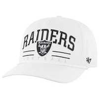 Casquette ajustable Roscoe Hitch Rope des Las Vegas Raiders, modèle blanc 1947, pour homme