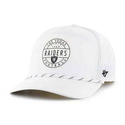 Casquette ajustable Surburbia Hitch brrr° des Las Vegas Raiders pour homme, modèle blanc '47