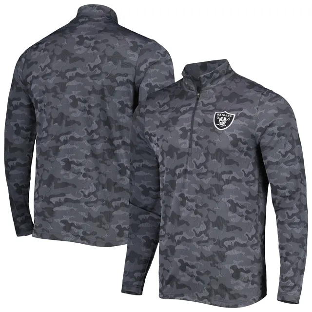 Men's Antigua Heathered Gray Las Vegas Raiders Team Reward