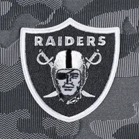 Sweat-shirt noir à fermeture éclair quart de tour pour homme des Las Vegas Raiders Brigade d'Antigua