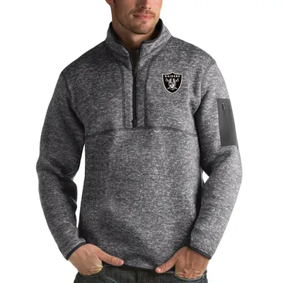 Las Vegas Raiders Tommy Hilfiger Bill Full-Zip Jacket - Black/Silver