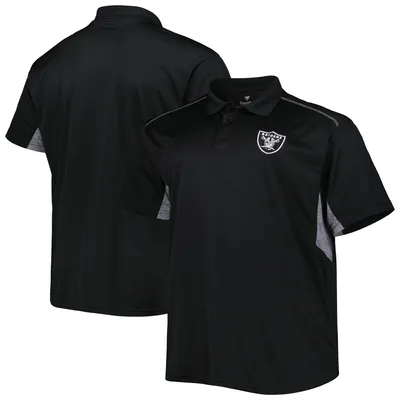 Las Vegas Raiders Big & Tall Team Color Polo - Black