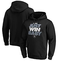 Men's Black Las Vegas Raiders Hometown Fitted Pullover Hoodie