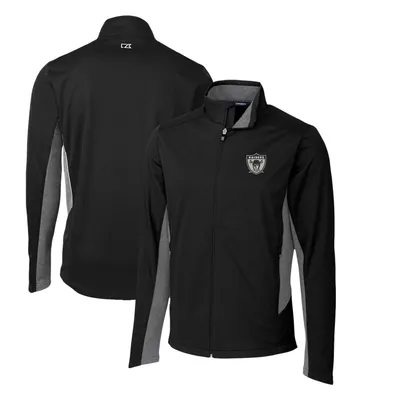 Dunbrooke Black And Gray Las Vegas Raiders Big And Tall Alpha Full-zip Hoodie  Jacket for Men