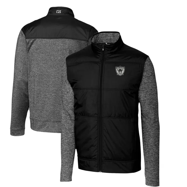 Lids Las Vegas Raiders Cutter & Buck Throwback Logo Vapor Water Repellent  Stretch Full-Zip Rain Jacket