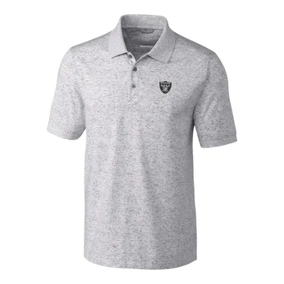 Lids Las Vegas Raiders Cutter & Buck Big Tall Space Dye Advantage Polo -  Heather Gray