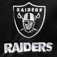 Sweat à capuche Dunbrooke noir/gris Las Vegas Raiders Apprentice entièrement zippé pour homme