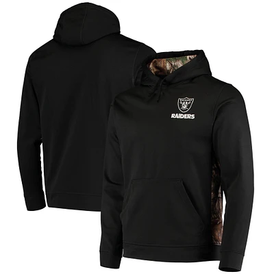 Men's Dunbrooke Black/Realtree Camo Las Vegas Raiders Logo Ranger Pullover Hoodie