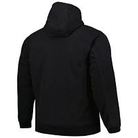 Men's Dunbrooke Black Las Vegas Raiders Big & Tall Dakota Canvas Hoodie Full-Zip Jacket