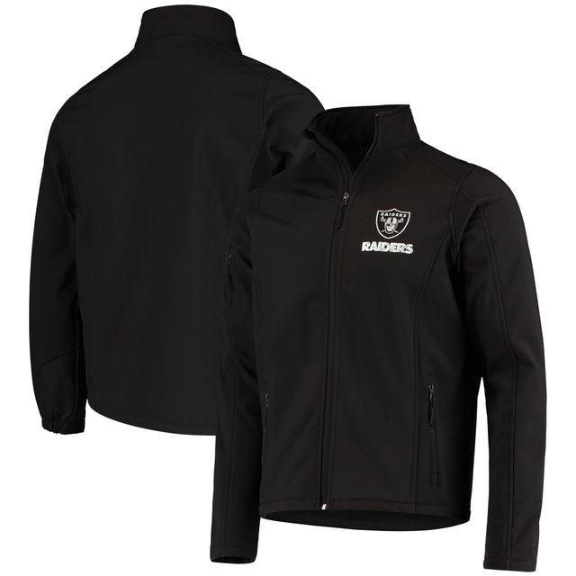 Veste Dunbrooke Black Las Vegas Raiders Sonoma Softshell entièrement zippée pour homme