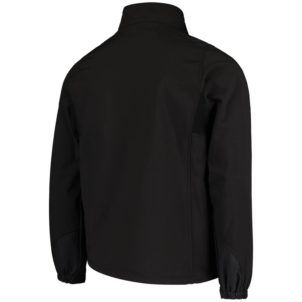 Men's Dunbrooke Black Las Vegas Raiders Sonoma Softshell Full-Zip Jacket