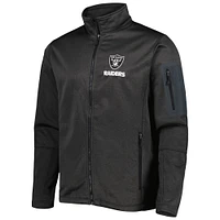 Dunbrooke Heather Black Las Vegas Raiders Freestyle Veste Tech Fleece Full-Zip enduite pour homme