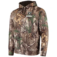 Men's Dunbrooke Realtree Camo Las Vegas Raiders Circle Champion Tech Fleece Pullover Hoodie