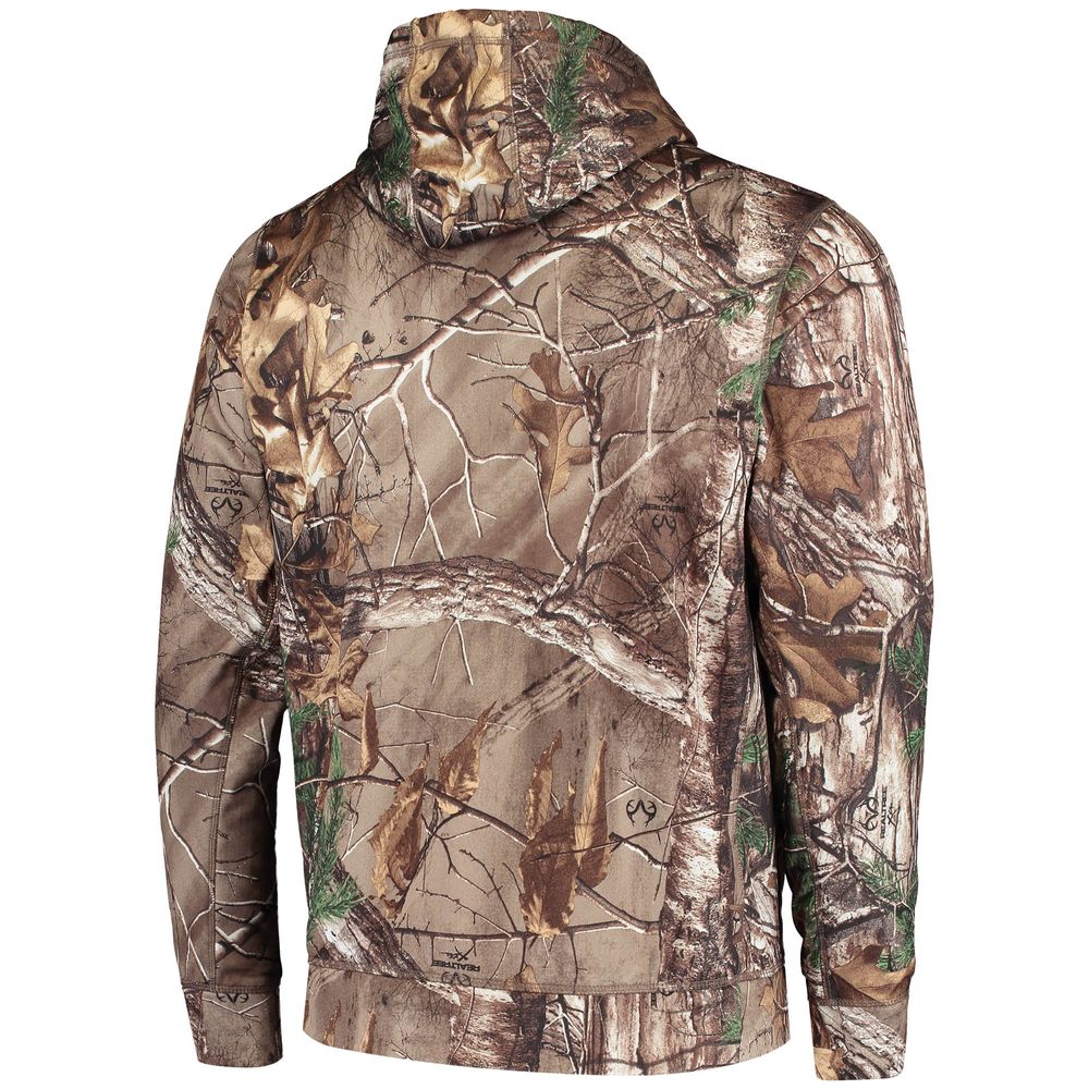 Men's Dunbrooke Realtree Camo Las Vegas Raiders Trophy Tech Fleece Full-Zip Hoodie