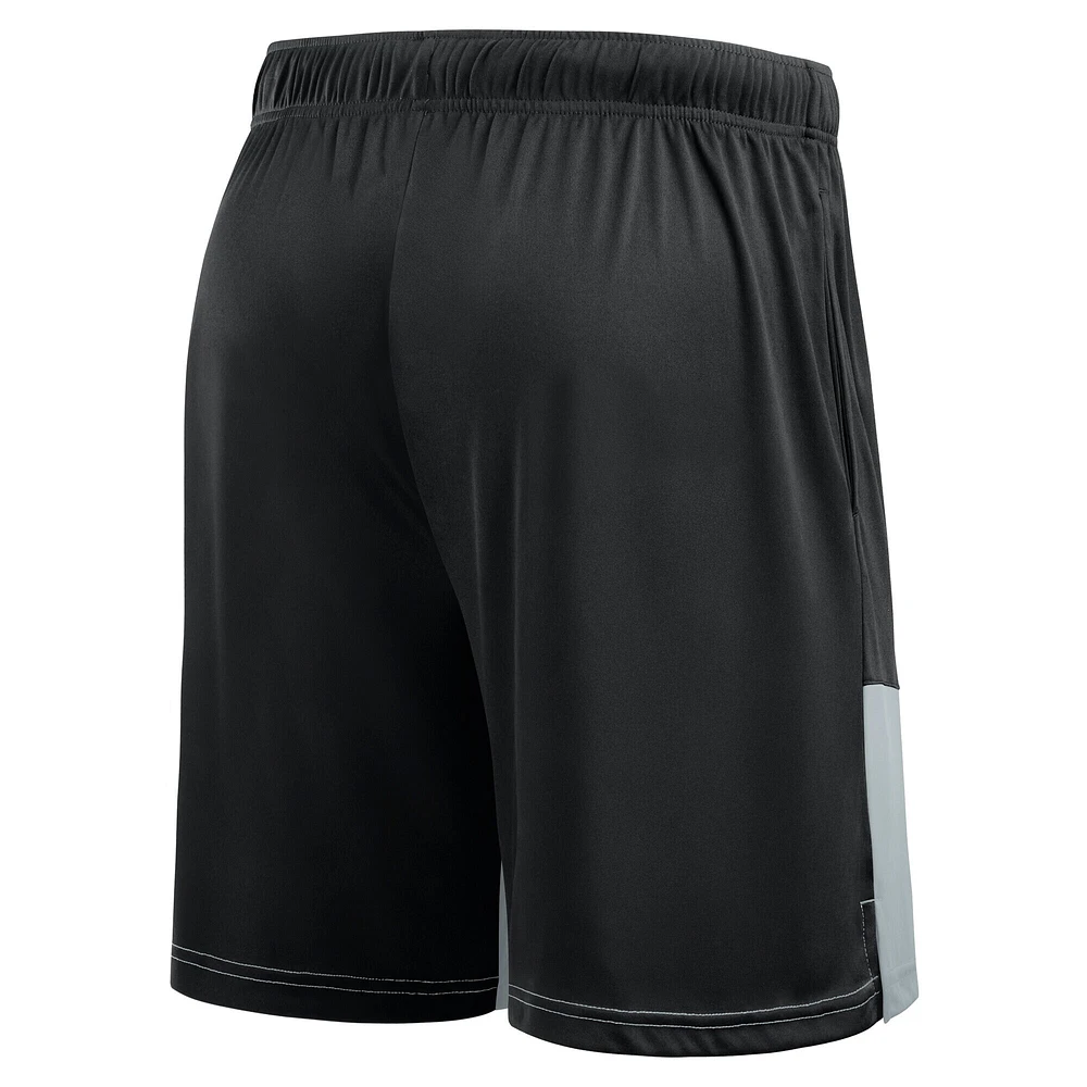Men's Fanatics Black/Silver Las Vegas Raiders Big & Tall Best of the Performance Shorts