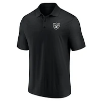 Men's Fanatics Black/Silver Las Vegas Raiders Home and Away 2-Pack Polo Set