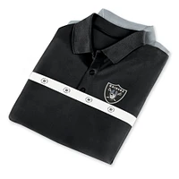 Ensemble de 2 polos domicile et extérieur des Las Vegas Raiders noir/argent marque Fanatics pour hommes