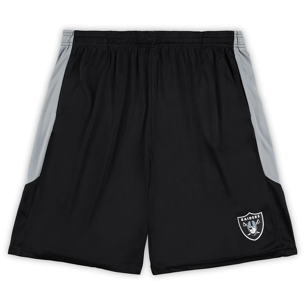 Men's Fanatics Black Las Vegas Raiders Big & Tall Team Logo Shorts