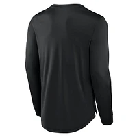 Men's Fanatics Black Las Vegas Raiders Blackout Long Sleeve T-Shirt