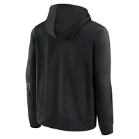 Men's Fanatics Black Las Vegas Raiders Blackout Pullover Hoodie