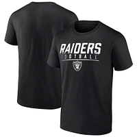 Men's Fanatics  Black Las Vegas Raiders Blocked T-Shirt