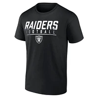 Men's Fanatics  Black Las Vegas Raiders Blocked T-Shirt