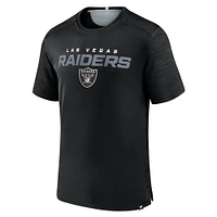 T-shirt noir Fanatics Las Vegas Raiders Defender Evo pour hommes