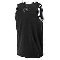 Men's Fanatics Black Las Vegas Raiders Elements Future Ground Jersey Tank Top