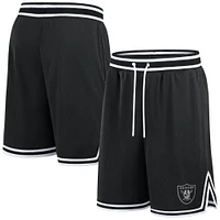 Short de football Fanatics Future Ground pour homme, noir, Las Vegas Raiders Elements
