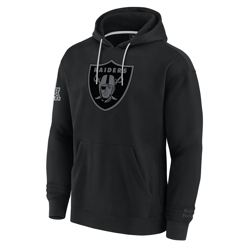 Men's Fanatics Black Las Vegas Raiders Elements Pace Fleece Pullover Hoodie