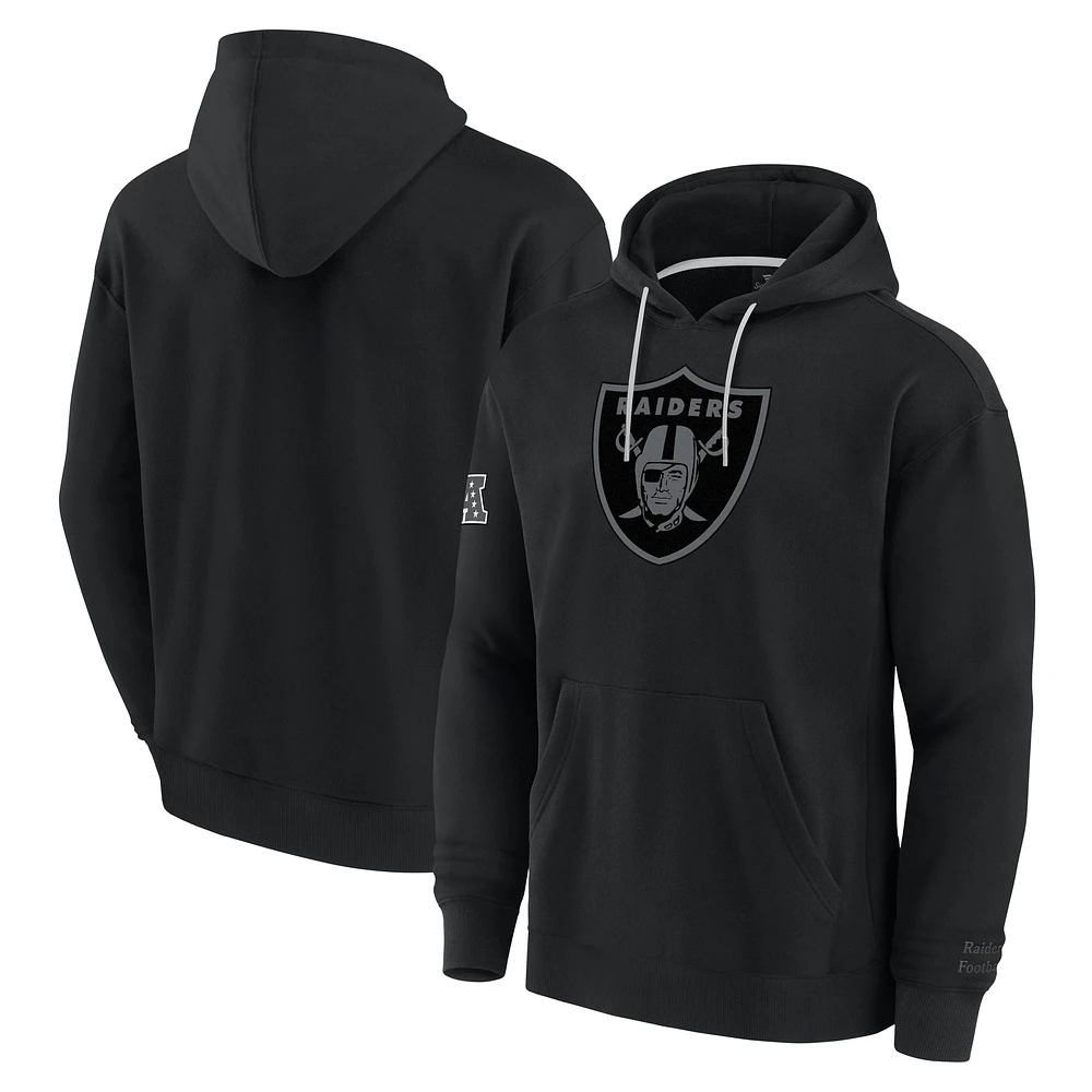 Men's Fanatics Black Las Vegas Raiders Elements Pace Fleece Pullover Hoodie