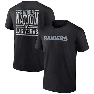 Men's Fanatics  Black Las Vegas Raiders Home Field Advantage T-Shirt