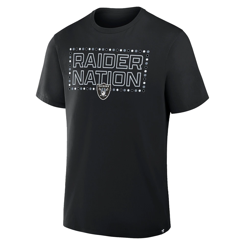 Men's Fanatics Black Las Vegas Raiders Hometown True Favorite T-Shirt