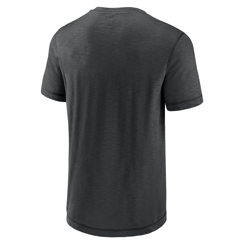 Men's Fanatics  Black Las Vegas Raiders Jump The Gun Iconic Slub Elevated T-Shirt