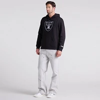 Sweat à capuche en polaire noir Las Vegas Raiders Legacy pour homme Fanatics