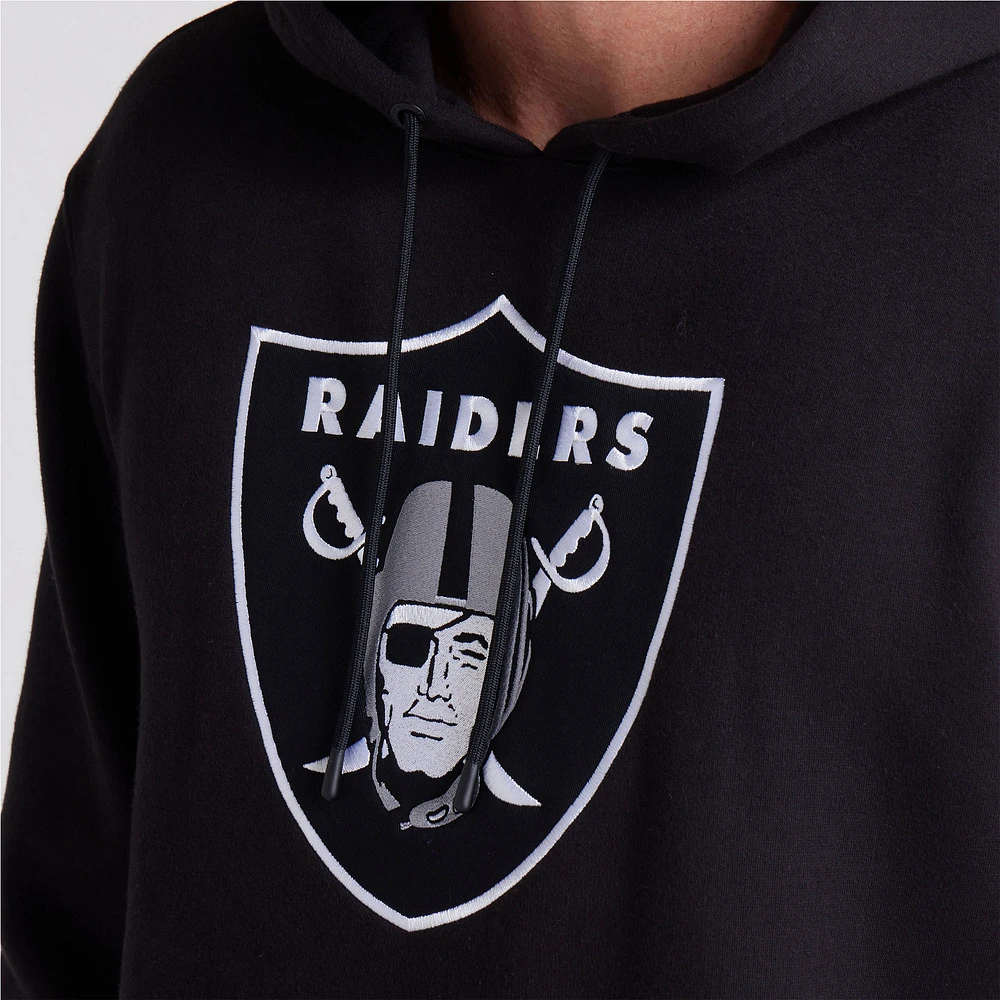 Sweat à capuche en polaire noir Las Vegas Raiders Legacy pour homme Fanatics