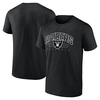 T-shirt noir Fanatics Las Vegas Raiders Line Clash pour hommes