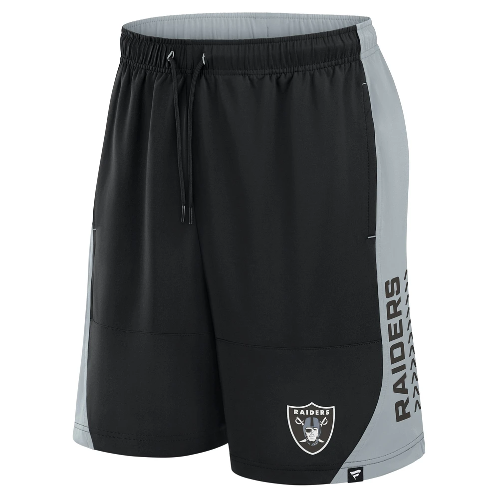 Men's Fanatics Black Las Vegas Raiders No Defense Shorts